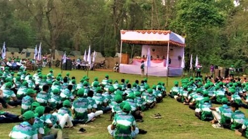 মধুপুরে প্রথম স্কাউটের ঢাকা বিভাগীয় অ্যাডভেঞ্চার ক্যাম্প