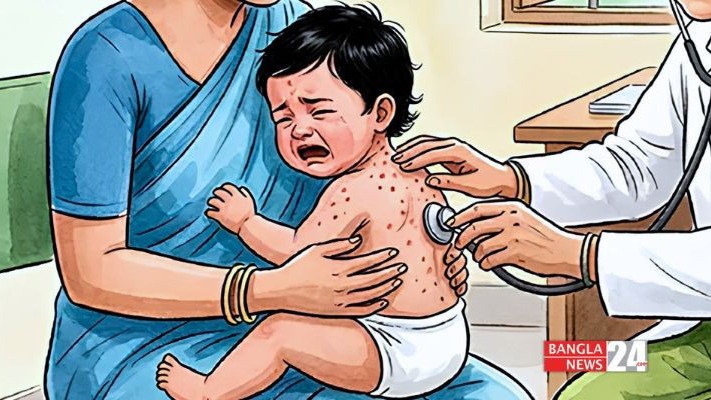 একদিনে হাম ও উপসর্গে আরও ১২ জনের মৃত্যু