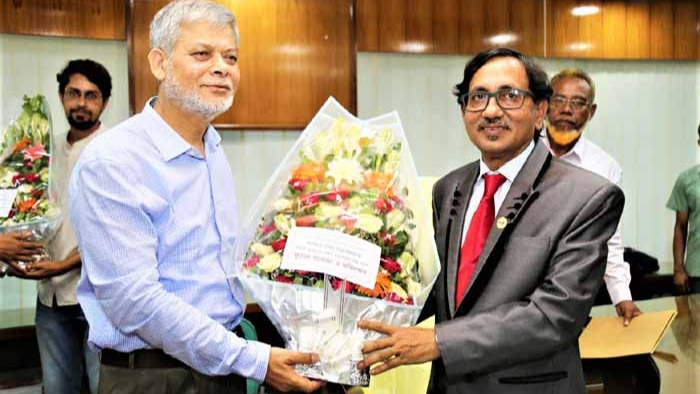ভাসানী বিশ্ববিদ্যালয়ে নয়া উপাচার্য শহিদুল ইসলামের যোগদান