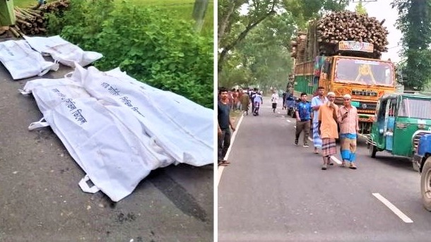 সখীপুরে দাঁড়িয়ে থাকা ট্রাকে পিকআপের ধাক্কায় নিহত ৪