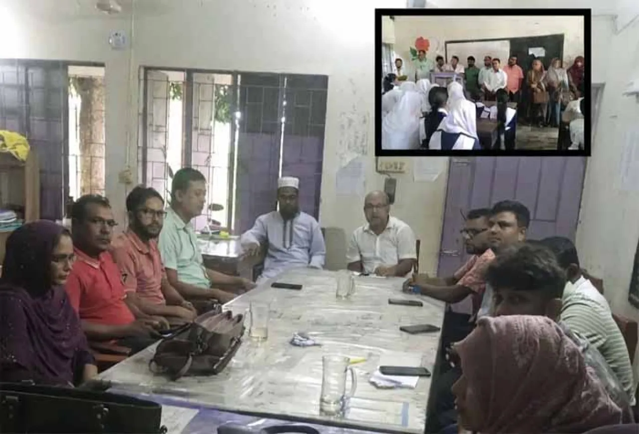 বাসাইলের সুন্না আব্বাছিয়া উচ্চ বিদ্যালয়ে জুলাই গণঅভ্যুত্থান দিবস পালন