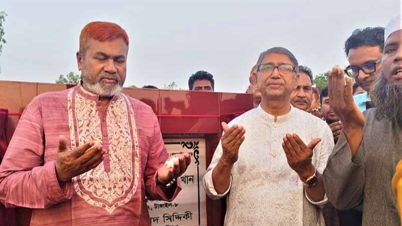 বহু প্রতিক্ষিত পাথরঘাটা ব্রিজের ভিত্তিপ্রস্তর স্থাপন